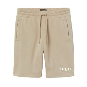 Pantalones Cortos Deportivos Casuales de Felpa Personalizados de Fábrica, Nuevos Pantalones Cortos de Algodón Modernos con Bolsillos para Hombre, Cintura Elástica - Product Image 3