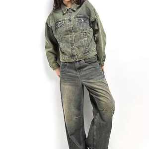 Chaqueta Vaquera de Manga Larga para Mujer, Estilo Europeo y Americano, de Alta Calidad, Venta Caliente 2026, Abrigos Casuales para Mujer - Product Image 3