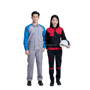 Trajes de trabajo de alta calidad para hombres, ropa de trabajo para trabajadores de fábricas, ropa de trabajo de electricista con logo-uniforme FMF-MOQ BAJO - Product Image 1