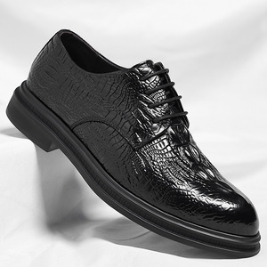 Men's Elegant Business Commute Leather Shoes European American Style Carved Formal <b>Dress</b> Shoes Spring Autumn New Office Shoes - Product Image 1