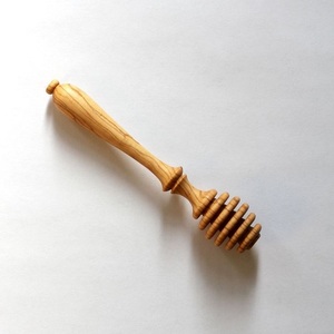 Palillo para Untar Miel de Madera Rústica Hecho a Mano para Olla de Miel, Accesorios de Té y Servicio de Desayuno - Product Image 3