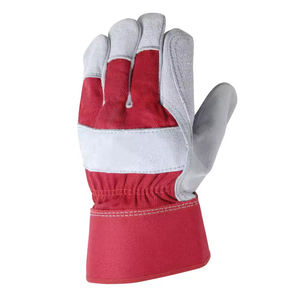 Gants de travail en cuir de vachette pleine fleur de qualité supérieure, résistants, avec protection des paumes et du pouce, pour une sécurité accrue - Product Image 3