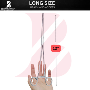 Straight Tip Extra Long With <b>Small</b> Teeth On Jaw Locking Stainless Steel Surgical Instruments Top Trendy Product Kelly Forceps - Product Image 4