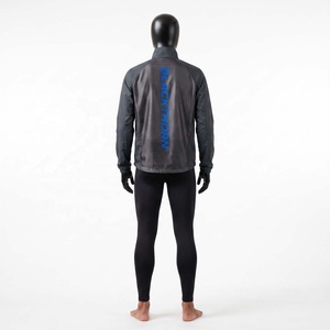 Chaqueta Anorak Cortavientos Transpirable de Tejido Softshell para Hombre, con Logotipo Personalizado, Impermeable, Ligera, con Cremallera Completa y Capucha para Entrenamiento - Product Image 2