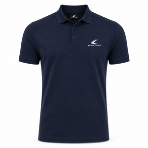 เสื้อเชิ้ตผู้ชายผ้าโพลีเอสเตอร์ 100% แห้งเร็ว พิมพ์ลายดิจิทัล คอเสื้อแบบยืดได้ ปักโลโก้ สำหรับเล่นกีฬาและใส่ทำงาน - Product Image 4