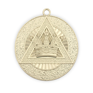 Collar de Corona del Capítulo del Arco Real Personalizado, Joya Masónica Chapada en Oro, Regalia Masónica - Product Image 1