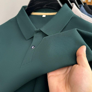 Nouveau T-shirt Polo d'été personnalisé pour homme, respirant, élégant et professionnel, à manches courtes et boutonné - Product Image 1