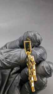 Colgante de Moissanita Personalizado con Nombre, Estilo Rapper Iced Out, Inicial Hip Hop, Plata 925, Joyería Fina, Colgantes y Dijes - Product Image 5