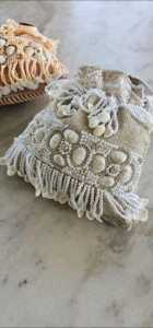 Handmade Potli <b>Bag</b> with Decorative Bead Embroidery and Drawstring Closure for Women, Wedding With <b>Needle</b> Work - Product Image 5