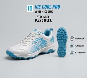 Calzado deportivo de críquet de alta calidad con suela de goma con tacos, marca Hit Zone, cómodo y ligero, para entrenamiento y partidos. - Product Image 3