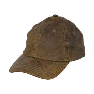 Wholesale PU Leather Vintage Baseball Cap Autumn Winter Thickened Windproof Warm PU Baseball Cap - Product Image 2
