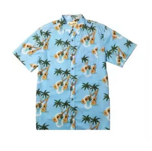 Chemise décontractée unisexe à manches courtes de haute qualité, respirante, confortable, design unique, anti-plis, en polyester/coton - Product Image 2