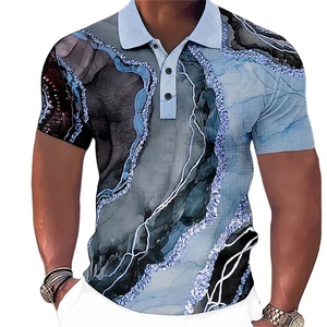 Camiseta Polo para Hombre con Estampado Colorido, Camisa Moderna, Ropa Masculina, Informal, de Manga Corta, Talla Grande - Product Image 4