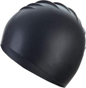 Gorro de Natación de Silicona Flexible para Entrenamiento Físico, Gorro de Natación Ligero para Actividades Acuáticas, Gorro de Natación para Adultos con Ajuste Seguro - Product Image 3