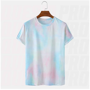 Camisetas Tie Dye Modernas al por Mayor para Hombre, Nuevo Estilo de Moda, 100% Algodón, Lisas, Talla Grande, Ropa Urbana Informal de Verano - Product Image 6