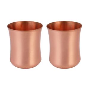 Gobelets en cuivre martelé, polis, écologiques, rustiques, pour l'eau, les jus, les cocktails, à utiliser à la maison, en cuisine ou au bar - Product Image 5