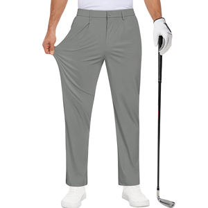 Pantalons de survêtement pour hommes sur mesure de haute qualité, élégants, respirants, pour l'extérieur, coupe droite, avec plusieurs poches, pantalons de golf - Product Image 1