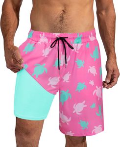 OEM Breathable and Comfortable 100% Polyester Mens Mesh Shorts Designed With 5-inch Inseam Men's Custom Mesh Knee Length Shorts - Product Image 6