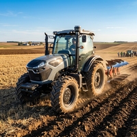 Tractor Agrícola Multifuncional 4x4 con Cargador Frontal y Quitanieves, al Mejor Precio, Pequeño y Compacto