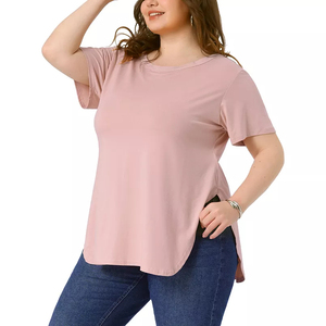 Camiseta de Moda para Mujer, Corte Holgado, Ligera, Transpirable, de Verano, Manga Corta, Alta Calidad - Product Image 1