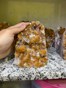 Natural Golden <b>Crystal</b> <b>Cluster</b> Mineral Specimen Raw <b>Crystal</b> Stone Collector Display Home Decor Wholesale - Product Image 4