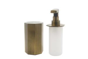 Basic Brass Lotion Dispenser Minimalist <b>Refillable</b> <b>Hand</b> <b>Soap</b> Ideal For Spa Or Salon Sinks For Handwashing And Aesthetic Appeal - Product Image 2