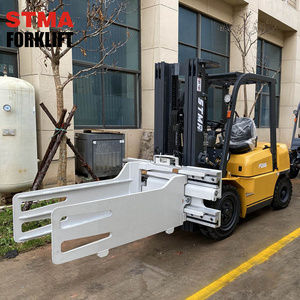 Stma 3000kg 3500kg 3ton 3.5ton mini động cơ diesel ngã ba thang máy tùy chọn Phụ tùng xe nâng với kẹp Bale hiệu suất cao - Product Image 2