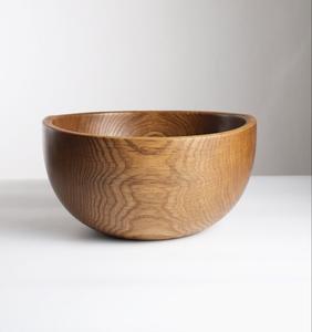 Tazón Redondo de Madera para Servir, Estilo Vintage, Ecológico, Hecho a Mano, Vajilla para Fiestas, Decoración Moderna para el Hogar - Product Image 2