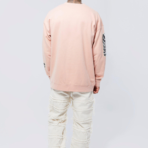 Sudadera de Felpa de Manga Larga 100% Algodón, Corte Regular, Personalizada con Logotipo Bordado o Serigrafiado OEM/ODM - Product Image 4