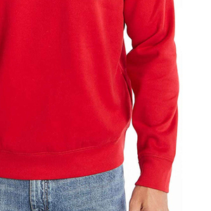 Sweat-shirt à col rond personnalisé brodé, lavé, en molleton épais, coupe oversize, vierge, vente en gros - Product Image 5