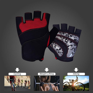 Guantes de Ciclismo y Levantamiento de Pesas de Medio Dedo, para Deportes al Aire Libre, Entrenamiento, Gimnasio, Ejercicio, con Soporte para Muñeca, Sin Dedos, Antideslizantes y Transpirables - Product Image 3