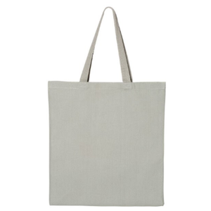 Natural Recycled Cotton Tote Bag | Plain Non Gusset Shopping Bag | Reusable Custom Logo Carry Bag | Wholesale Promotional Bags - Product Image 2
