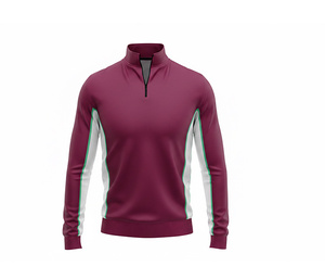 High Quality Sublimation Quarter Zip Jacket Manufacturer <b>Men</b> Women Youth Sportswear Quick Dry Team <b>Pullover</b> - Product Image 6