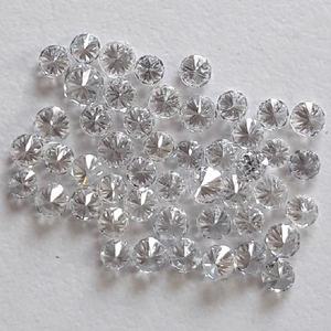 Diamantes redondos de corte brillante Tierra extraída de diamantes sueltos de origen directo para joyería en oro - Product Image 4