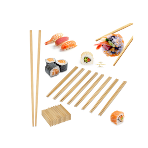 Baguettes en bambou écologiques, vaisselle en bois naturelle réutilisable pour la restauration, vente en gros - Product Image 4