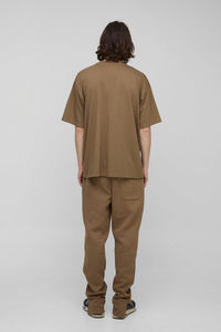 Mens Dark Green Collared Full-Zip Jacket and Matching Track <b>Pants</b> Tracksuit OEM ODM Wholesale Apparel - Product Image 5