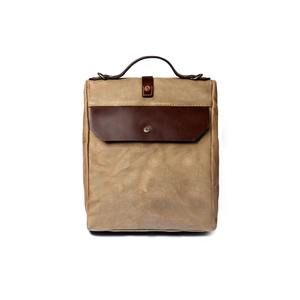 Sac à déjeuner en toile de cuir résistant et durable, isolé, imperméable, avec fermeture éclair, réutilisable, pour hommes et femmes, LCLB-0014 - Product Image 2