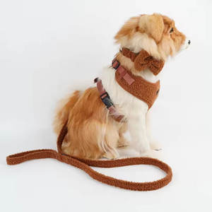 ชุดสายรัดฝึกสุนัข สายรัดแบบปรับได้พร้อมสายจูงที่เข้าชุดกันสำหรับการฝึกเดินและการใช้งานกลางแจ้ง - Product Image 5