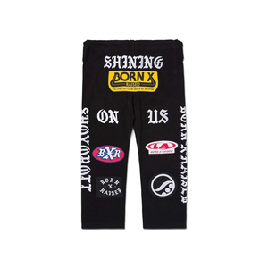 Kimono BJJ BornXRaised unisexe noir imprimé, Gi de judo coupe classique, durable, respirant, en coton tissé perlé 450 GSM, vêtements d'arts martiaux - Product Image 4