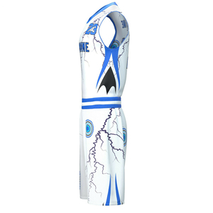 Tenue de basketball personnalisée imprimée, uniforme sportif par sublimation, vêtements d'équipe grande taille, respirant et à séchage rapide - Product Image 6