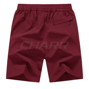 Shorts d'entraînement athlétiques classiques pour hommes, confortables, flexibles, en polyester/coton, avec taille élastique, pour la salle de sport et la course à pied - Product Image 2