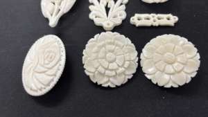 Épingle à cheveux en os sculptée à la main, écologique, en os de bovin, pour coiffures minimalistes, coiffures de mariée et cadeau artisanal, vente en gros - Product Image 3