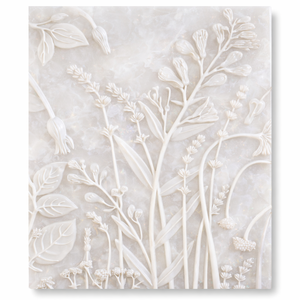 Panel de Arte Mural 3D con Hojas en Relieve, Diseño Elegante, Arte en Madera Hecho a Mano para Decoración de Sala de Estar, Precio al por Mayor - Product Image 4