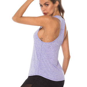 Camiseta sin mangas transpirable para mujer, diseño propio, ligera, para gimnasio, uso de verano - Product Image 4