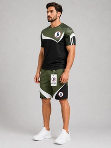 Custom Two Piece Graphic t Shirts <b>Tshirt</b> <b>Short</b> <b>Set</b> Summer Men Clothing 2 Piece Puff Print Shirt <b>and</b> <b>Shorts</b> <b>Set</b> for Men - Product Image 4