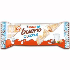 Barra de Chocolate con Coco Kinderr Bueno de 39g, Sabor Tropical a Coco, en Oferta - Product Image 3