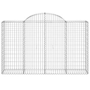 Ensemble de 4 paniers gabions en fer galvanisé argenté, collection de paniers métalliques - Product Image 4