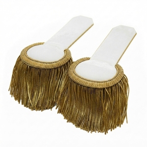 Accessoires vestimentaires décoratifs de haute qualité avec logo personnalisé, services de fournisseur OEM, épaulettes de signature pour épaules - Product Image 1
