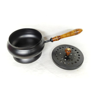 Wholesale Indian Metal Incense Holder Modern Brass Burner Stand Mesh Lid Eco-Friendly Sandalwood Anti-Odour Elegant Dani <b>Oud</b> - Product Image 6