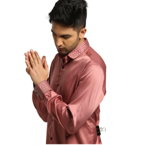 Camisas de Vestir de Diseñador 100% Algodón para Hombre, Venta al por Mayor, Logotipo Personalizado, Manga Larga, Corte Entallado, Oficina, Negocios, Corporativas, OEM India - Product Image 5